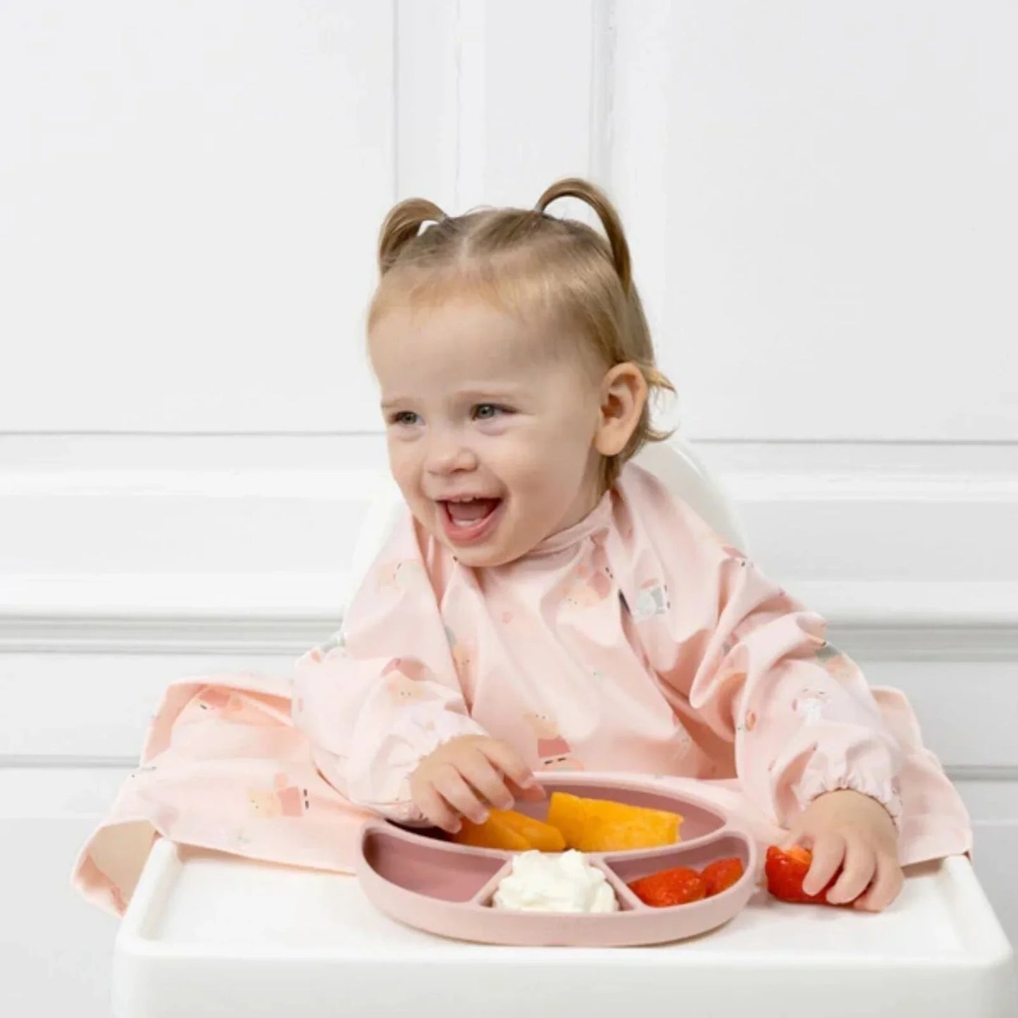 Bibado Silicone Suction Divider Plate - Blush