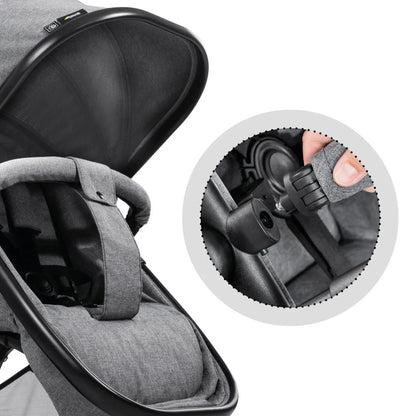 Hauck Atlantic Twin Double Stroller - Grey