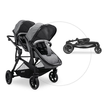 Hauck Atlantic Twin Double Stroller - Grey