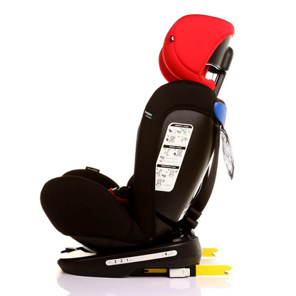 baby plus Orbitfix Group 0+/1/2/3 (Birt to 12 Years) Car Seat - Black Red