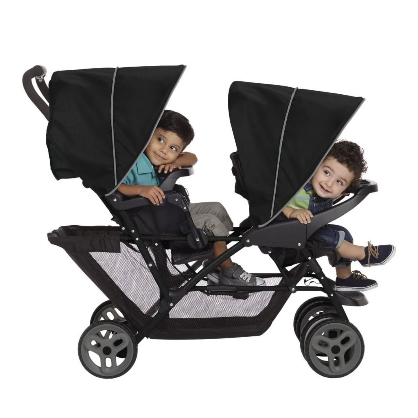 Graco Stadium Duo Tandem Stroller - Black/Grey