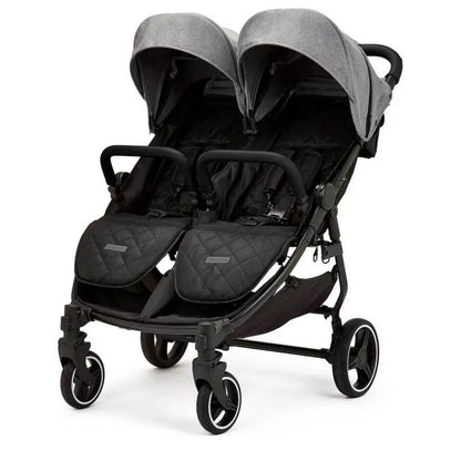 Ickle Bubba Venus Max Double Stroller - Space Grey