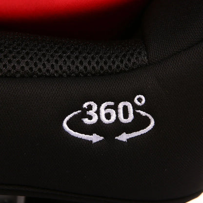 baby plus Orbitfix Group 0+/1/2/3 (Birt to 12 Years) Car Seat - Black Red