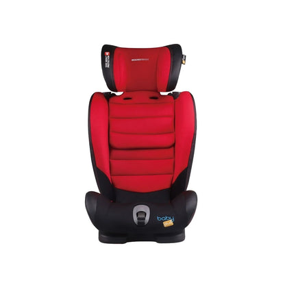 baby plus Secure Group 1/2/3 (9 Months to 12 Years) Car Seat - Red