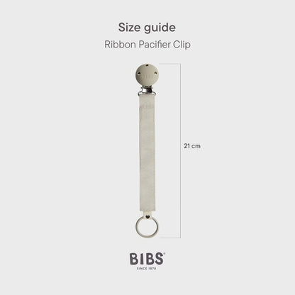 BIBS Soother Clip Ribbon - Sand
