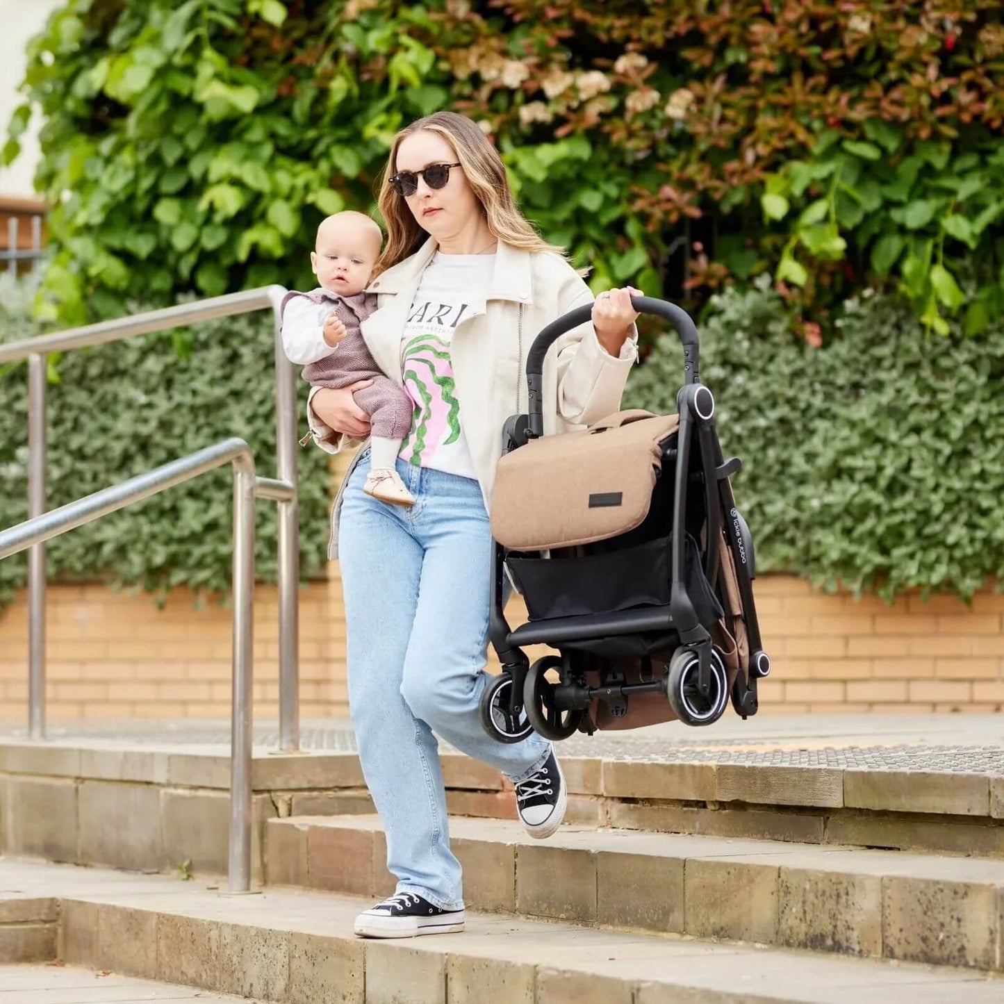 Ickle Bubba Aries Max Autofold Stroller - Sage Green