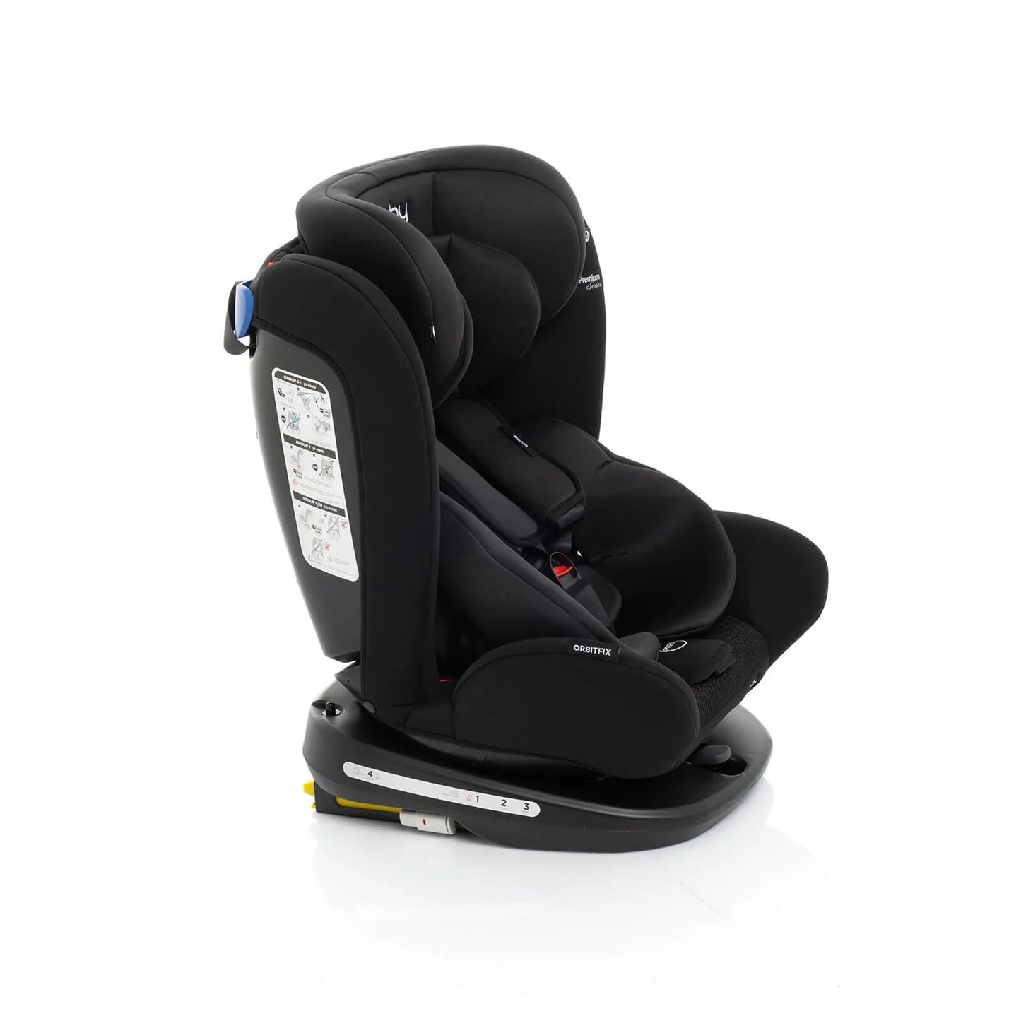 baby plus Orbitfix Group 0+/1/2/3 (Birt to 12 Years) Car Seat - Black
