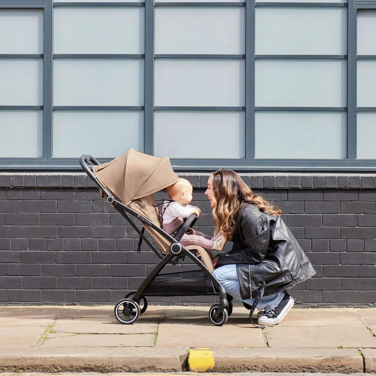 Ickle Bubba Aries Autofold Stroller - Graphite Grey
