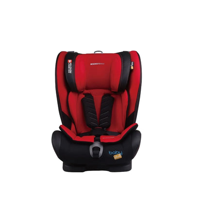 baby plus Secure Group 1/2/3 (9 Months to 12 Years) Car Seat - Red