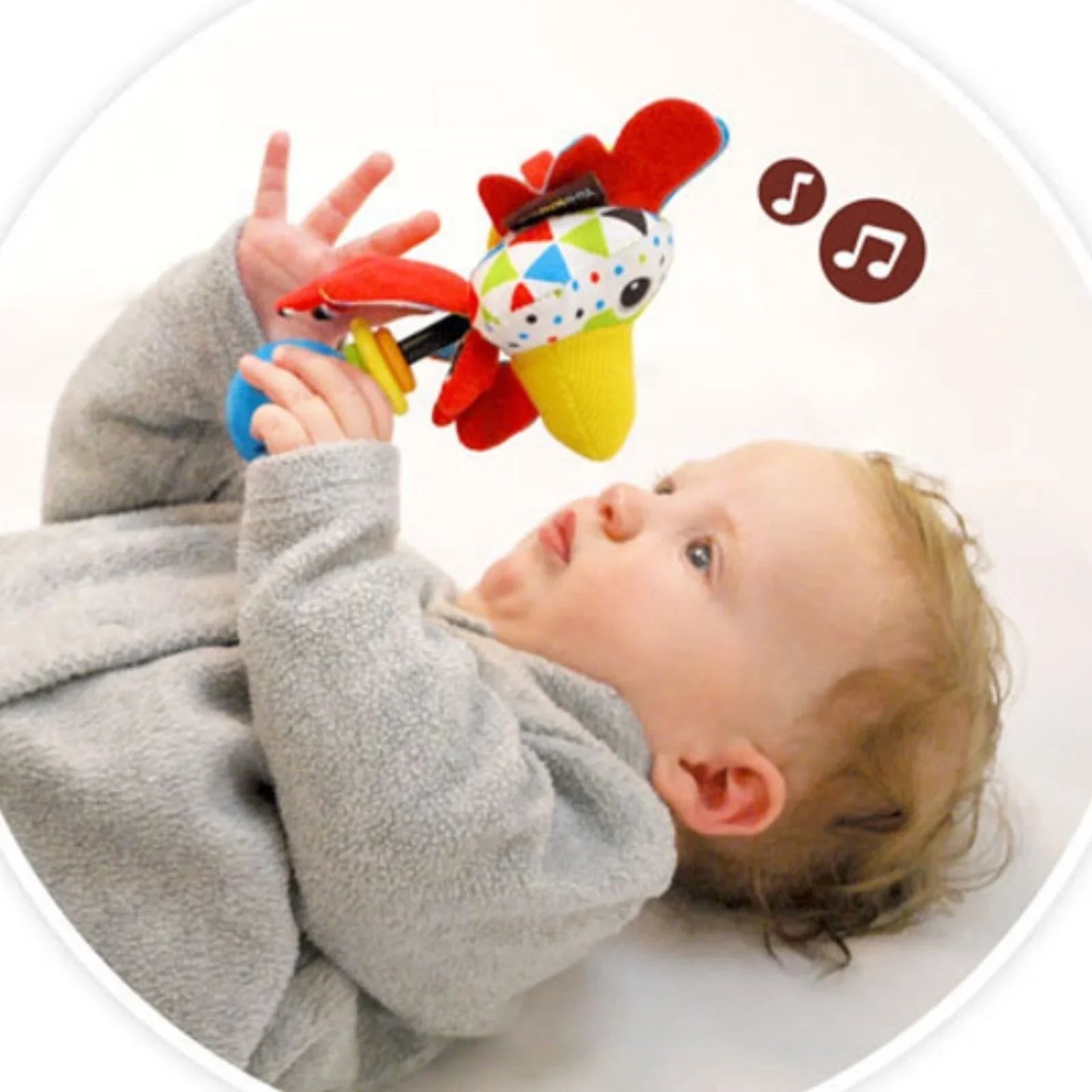 Yookidoo Rooster Shake Me Rattle - Rooster