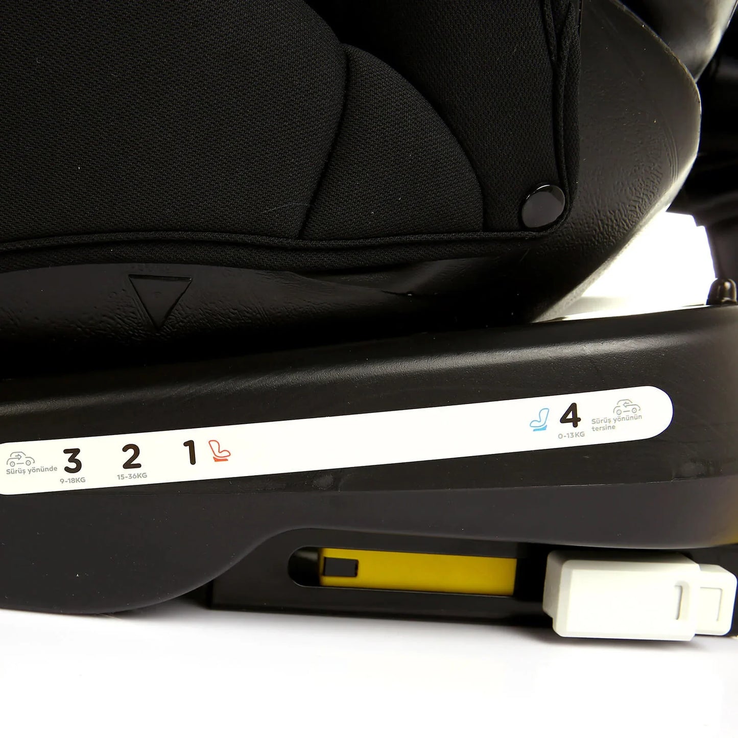 baby plus Orbitfix Group 0+/1/2/3 (Birt to 12 Years) Car Seat - Black Red