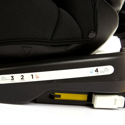 baby plus Orbitfix Group 0+/1/2/3 (Birt to 12 Years) Car Seat - Black Red