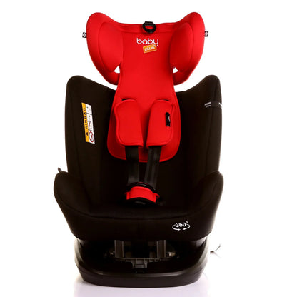 baby plus Orbitfix Group 0+/1/2/3 (Birt to 12 Years) Car Seat - Black Red