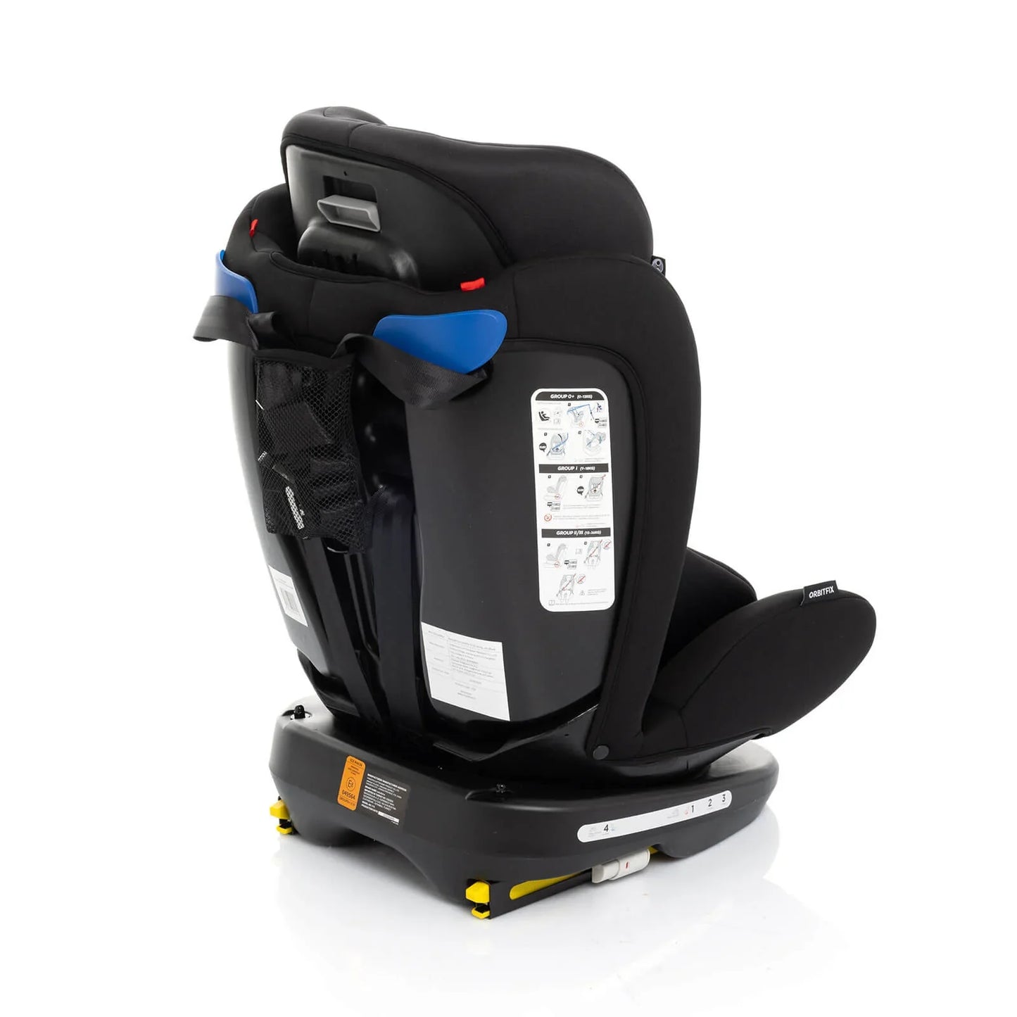 baby plus Orbitfix Group 0+/1/2/3 (Birt to 12 Years) Car Seat - Black