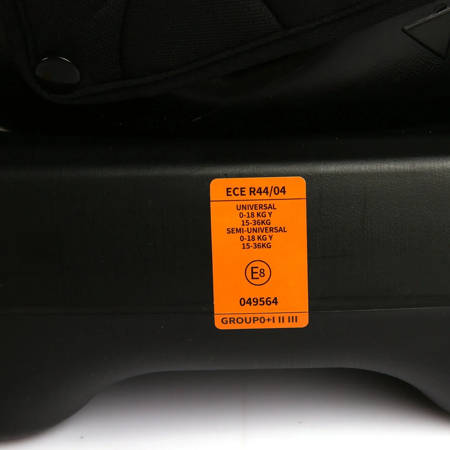 baby plus Orbitfix Group 0+/1/2/3 (Birt to 12 Years) Car Seat - Black Red