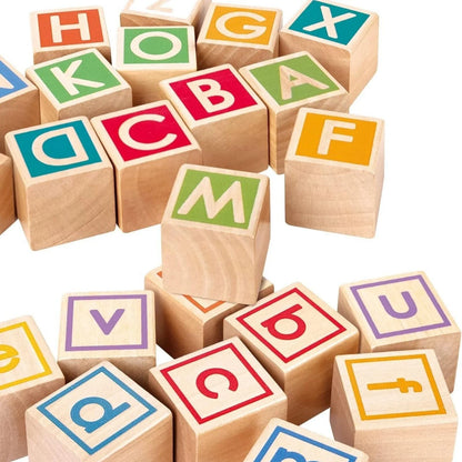 Hape Pull Along Cart with Stacking Blocks