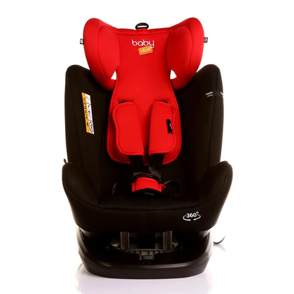 baby plus Orbitfix Group 0+/1/2/3 (Birt to 12 Years) Car Seat - Black Red