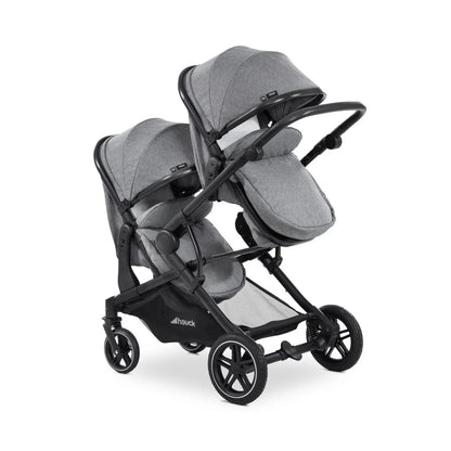 Hauck Atlantic Twin Double Stroller - Grey