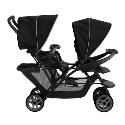 Graco Stadium Duo Tandem Stroller - Black/Grey